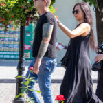 Черно-зеленый рукав в тату на руке парня – Фото Уличная тату (street tattoo) № 13 – 27.06.2021 2