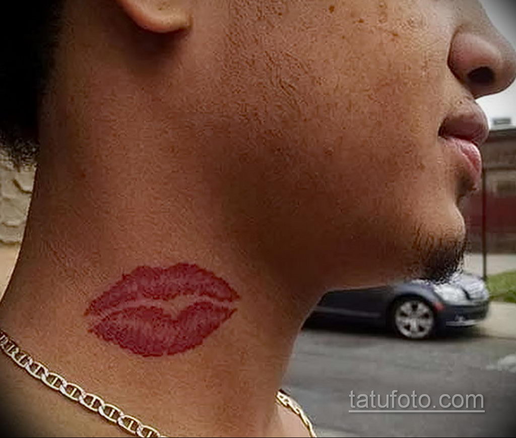 Фото тату с поцелуем 05.07.2021 № 223 - tattoo kiss - tatufoto.com.