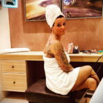 Фото Принятие душа с татуировкой 04.07.2021 №097 -Showering with a tattoo- tatufoto.com