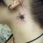 Фото маленькой тату с пауком 25.07.2021 №024 - small spider tattoo - tatufoto.com