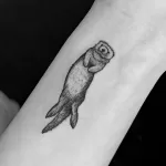 Фото рисунка тату Выдра 24.07.2021 №072 - otter tattoo - tatufoto.com