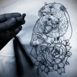 Фото рисунка тату Выдра 24.07.2021 №076 - otter tattoo - tatufoto.com