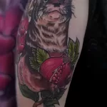 Фото рисунка тату Выдра 24.07.2021 №099 - otter tattoo - tatufoto.com