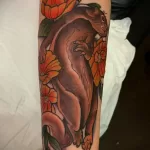Фото рисунка тату Выдра 24.07.2021 №139 - otter tattoo - tatufoto.com