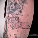 Фото рисунка тату Выдра 24.07.2021 №155 - otter tattoo - tatufoto.com