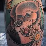 Фото рисунка тату Выдра 24.07.2021 №180 - otter tattoo - tatufoto.com
