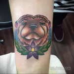 Фото рисунка тату Выдра 24.07.2021 №189 - otter tattoo - tatufoto.com