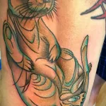 Фото рисунка тату Выдра 24.07.2021 №192 - otter tattoo - tatufoto.com