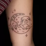 Фото рисунка тату Выдра 24.07.2021 №209 - otter tattoo - tatufoto.com