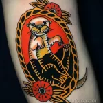 Фото рисунка тату Выдра 24.07.2021 №210 - otter tattoo - tatufoto.com