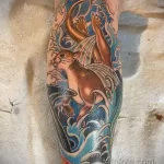 Фото рисунка тату Выдра 24.07.2021 №228 - otter tattoo - tatufoto.com