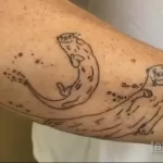 Фото рисунка тату Выдра 24.07.2021 №248 - otter tattoo - tatufoto.com