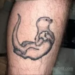 Фото рисунка тату Выдра 24.07.2021 №249 - otter tattoo - tatufoto.com