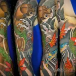 Фото рисунка тату Выдра 24.07.2021 №252 - otter tattoo - tatufoto.com
