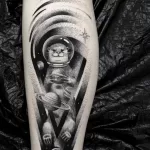 Фото рисунка тату Выдра 24.07.2021 №255 - otter tattoo - tatufoto.com