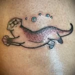 Фото рисунка тату Выдра 24.07.2021 №268 - otter tattoo - tatufoto.com