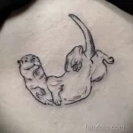 Фото рисунка тату Выдра 24.07.2021 №275 - otter tattoo - tatufoto.com