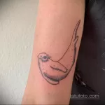 Фото рисунка тату Выдра 24.07.2021 №295 - otter tattoo - tatufoto.com