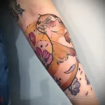 Фото рисунка тату Выдра 24.07.2021 №305 - otter tattoo - tatufoto.com