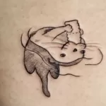 Фото рисунка тату Выдра 24.07.2021 №307 - otter tattoo - tatufoto.com