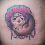 Фото рисунка тату Выдра 24.07.2021 №322 - otter tattoo - tatufoto.com
