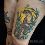 Фото рисунка тату Выдра 24.07.2021 №323 - otter tattoo - tatufoto.com