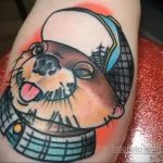 Фото рисунка тату Выдра 24.07.2021 №324 - otter tattoo - tatufoto.com