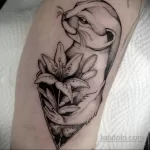 Фото рисунка тату Выдра 24.07.2021 №330 - otter tattoo - tatufoto.com