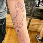 Фото рисунка тату Выдра 24.07.2021 №369 - otter tattoo - tatufoto.com