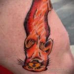 Фото рисунка тату Выдра 24.07.2021 №386 - otter tattoo - tatufoto.com