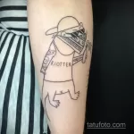 Фото рисунка тату Выдра 24.07.2021 №389 - otter tattoo - tatufoto.com