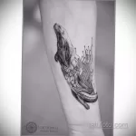 Фото рисунка тату Выдра 24.07.2021 №434 - otter tattoo - tatufoto.com