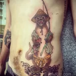 Фото рисунка тату Выдра 24.07.2021 №437 - otter tattoo - tatufoto.com