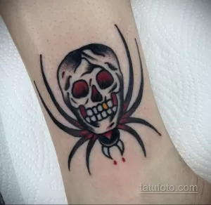 Фото рисунка тату ПАУК 25.07.2021 №117 - spider tattoo - tatufoto.com