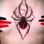 Фото рисунка тату ПАУК 25.07.2021 №120 - spider tattoo - tatufoto.com