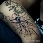 Фото рисунка тату ПАУК 25.07.2021 №261 - spider tattoo - tatufoto.com