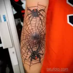 Фото рисунка тату ПАУК 25.07.2021 №308 - spider tattoo - tatufoto.com