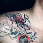 Фото рисунка тату ПАУК 25.07.2021 №320 - spider tattoo - tatufoto.com