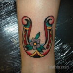 Фото рисунока тату с подковой 22.07.2021 №044 - drawing tattoo horseshoe - tatufoto.com