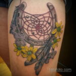 Фото рисунока тату с подковой 22.07.2021 №087 - drawing tattoo horseshoe - tatufoto.com