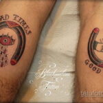 Фото рисунока тату с подковой 22.07.2021 №113 - drawing tattoo horseshoe - tatufoto.com