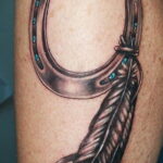 Фото рисунока тату с подковой 22.07.2021 №121 - drawing tattoo horseshoe - tatufoto.com