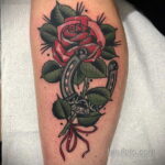 Фото рисунока тату с подковой 22.07.2021 №123 - drawing tattoo horseshoe - tatufoto.com