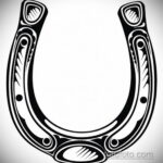 Фото рисунока тату с подковой 22.07.2021 №130 - drawing tattoo horseshoe - tatufoto.com