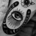 Фото рисунока тату с подковой 22.07.2021 №220 - drawing tattoo horseshoe - tatufoto.com