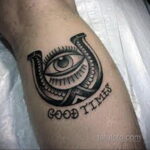 Фото рисунока тату с подковой 22.07.2021 №253 - drawing tattoo horseshoe - tatufoto.com