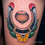 Фото рисунока тату с подковой 22.07.2021 №288 - drawing tattoo horseshoe - tatufoto.com