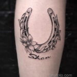Фото рисунока тату с подковой 22.07.2021 №308 - drawing tattoo horseshoe - tatufoto.com