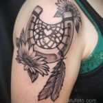 Фото рисунока тату с подковой 22.07.2021 №324 - drawing tattoo horseshoe - tatufoto.com