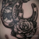 Фото рисунока тату с подковой 22.07.2021 №337 - drawing tattoo horseshoe - tatufoto.com